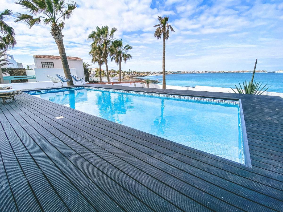 Villa Los Flamencos By Veaco- Beachfront & Pool Corralejo Dış mekan fotoğraf