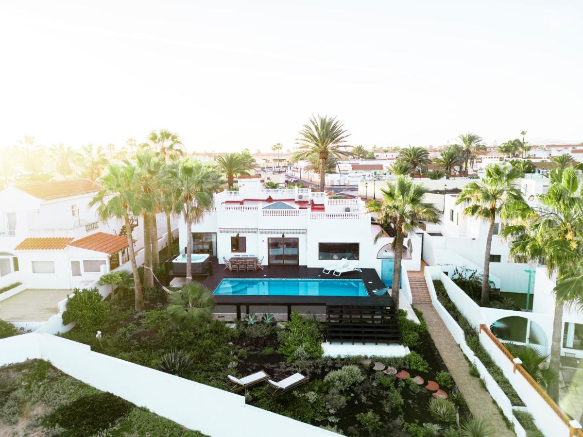 Villa Los Flamencos By Veaco- Beachfront & Pool Corralejo Dış mekan fotoğraf